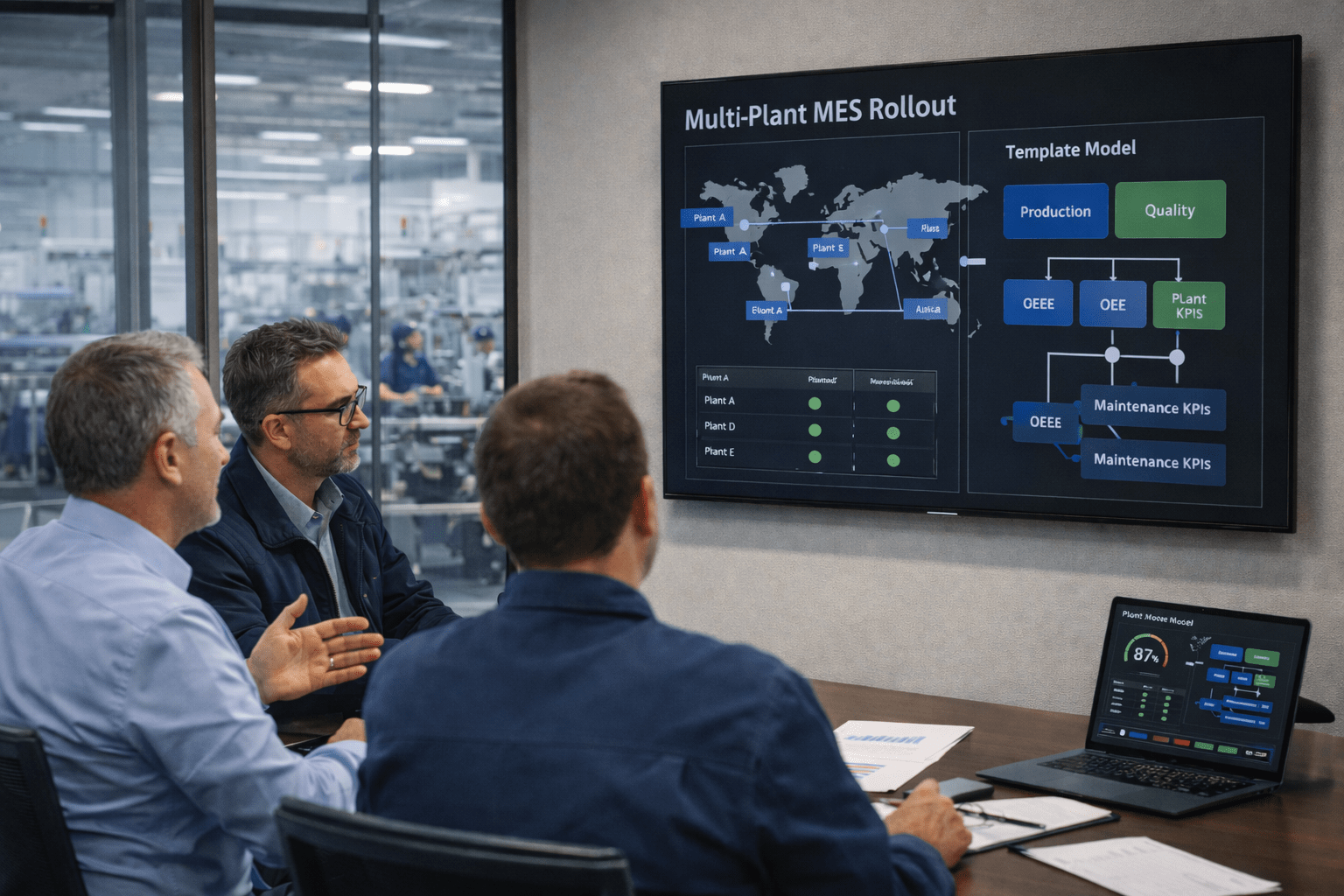MES governance for global manufacturing programs